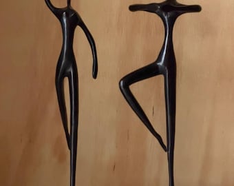 ヴィンテージ鋳鉄製聖母子像：抽象現代彫刻 - Etsy 日本