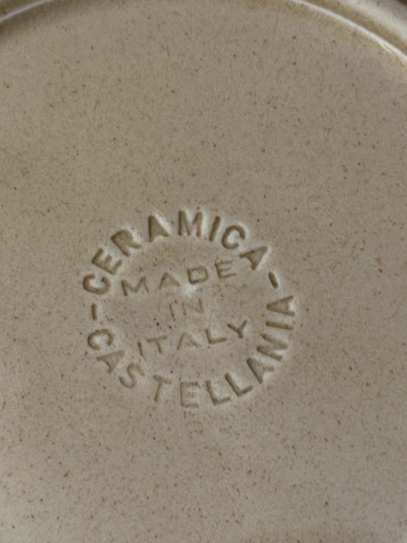 Ceramica Castellania Vintage Italian Stoneware Talerze – 20-elementowy zestaw obiadowy w odcieniach ziemi zdjęcie 6