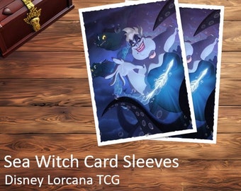 Disney Lorcana 100 Pack Custom Sea Witch Sleeves