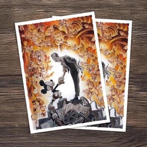 Walt and Mickey Card Sleeves - Limited Edition, High-Quality Protective Sleeves for Lorcana Cards