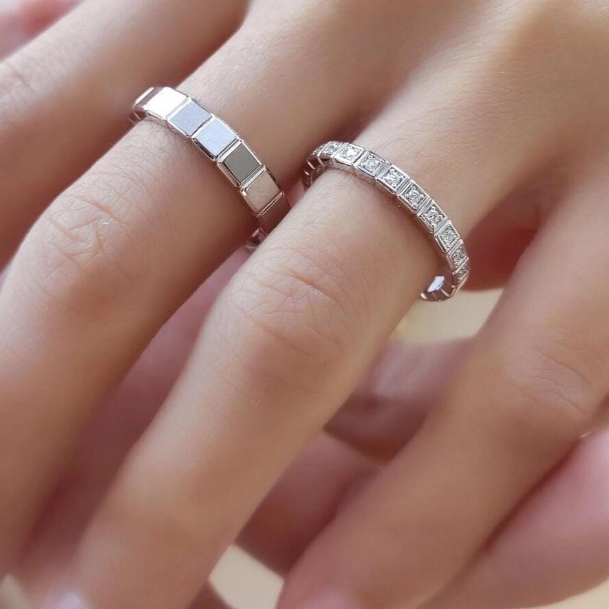DAUGHTERS JEWELRY Ice cube ring 13号 Chopard Ice Cube Ring - Etsy Canada