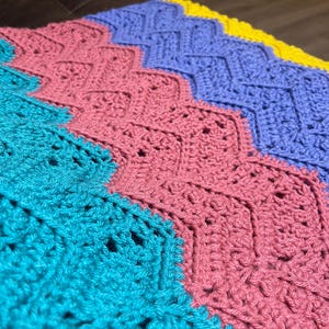 Stitch Medley Chevron Blanket image 2
