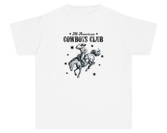 Cowboy baby tee cowboys club tshirt aesthetic wild western shirt vintage graphic tee Trendy 90s baby tee gifts birthday christmas