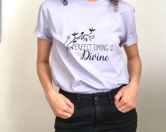 Perfect Timing unisex organic cotton t-shirt