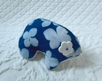 Frog Cyanotype Stuffed Animal