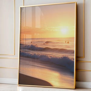 Surfboard Wall Art, Surfboard Beach Ocean, Beachy Wall Art, Minimalist Modern Art Coastal Room Decor, Surf Wall Art, Surfing Print