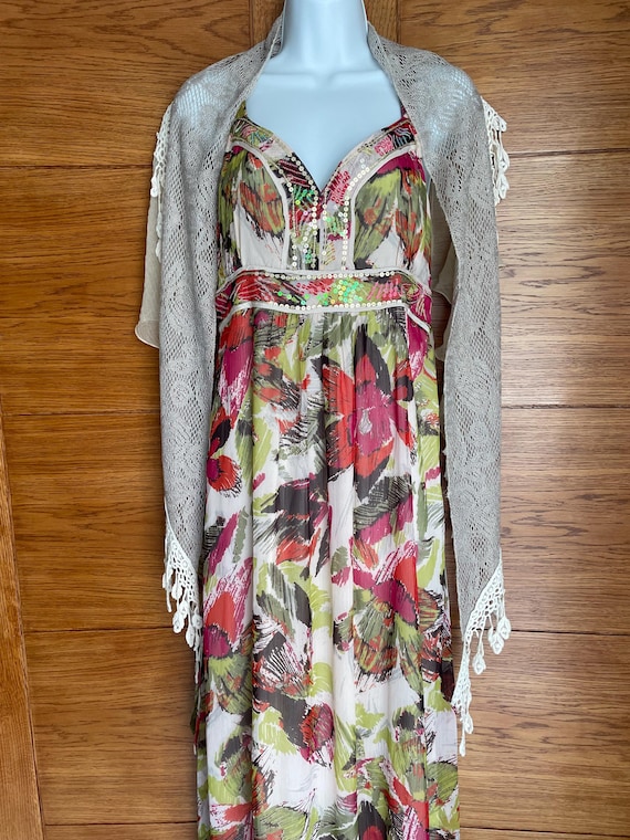 Robe Fleurie Petite Taille 10 John Rocha - Occasion Très Bon état, Motif Floral, Coupe Féminine