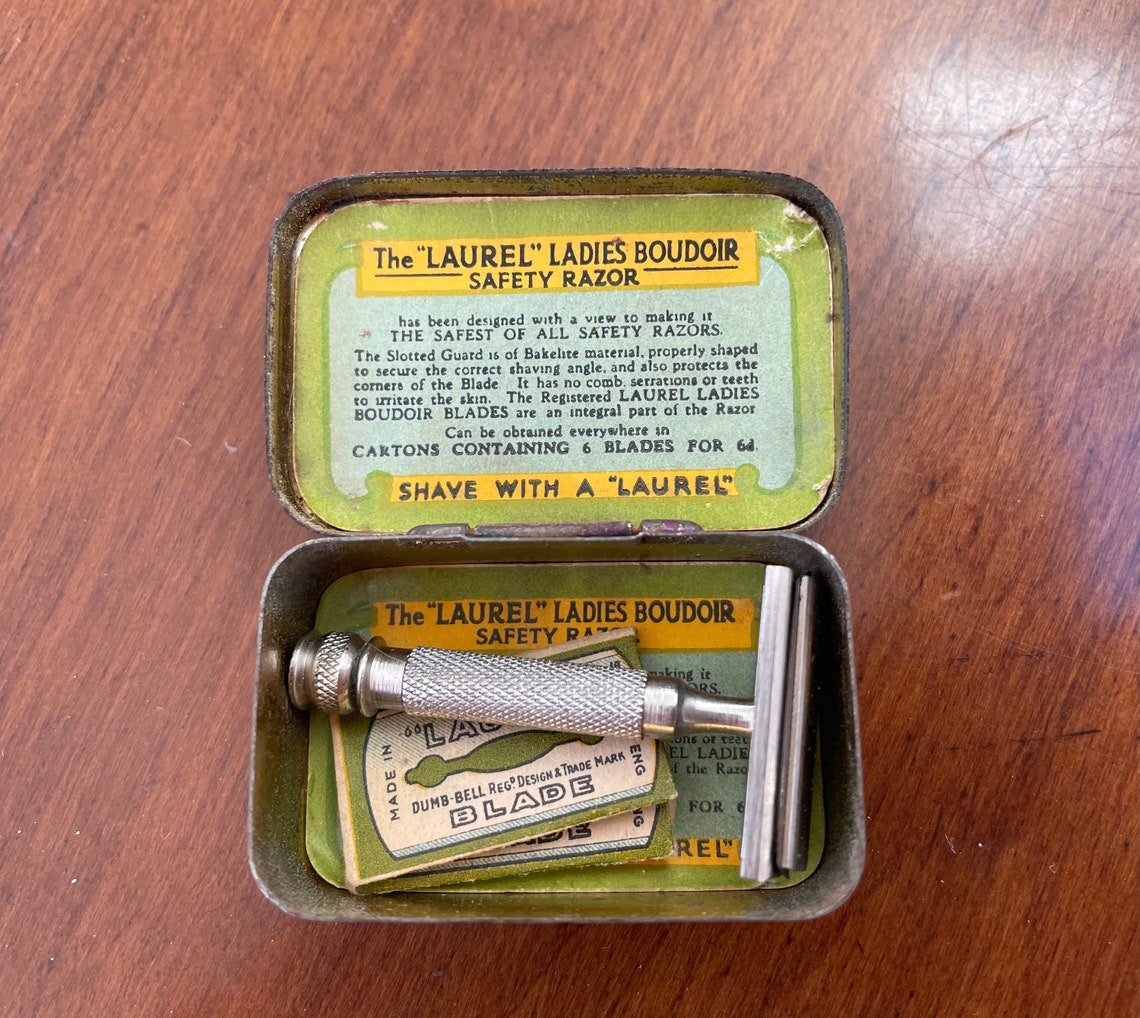 1930s True Vintage Laurel Ladies Boudoir Mini Safety Razor, Fascinating ...