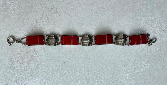 Art Deco Jakob Bengel Galalith Bracelet, Dated 19… - image 3