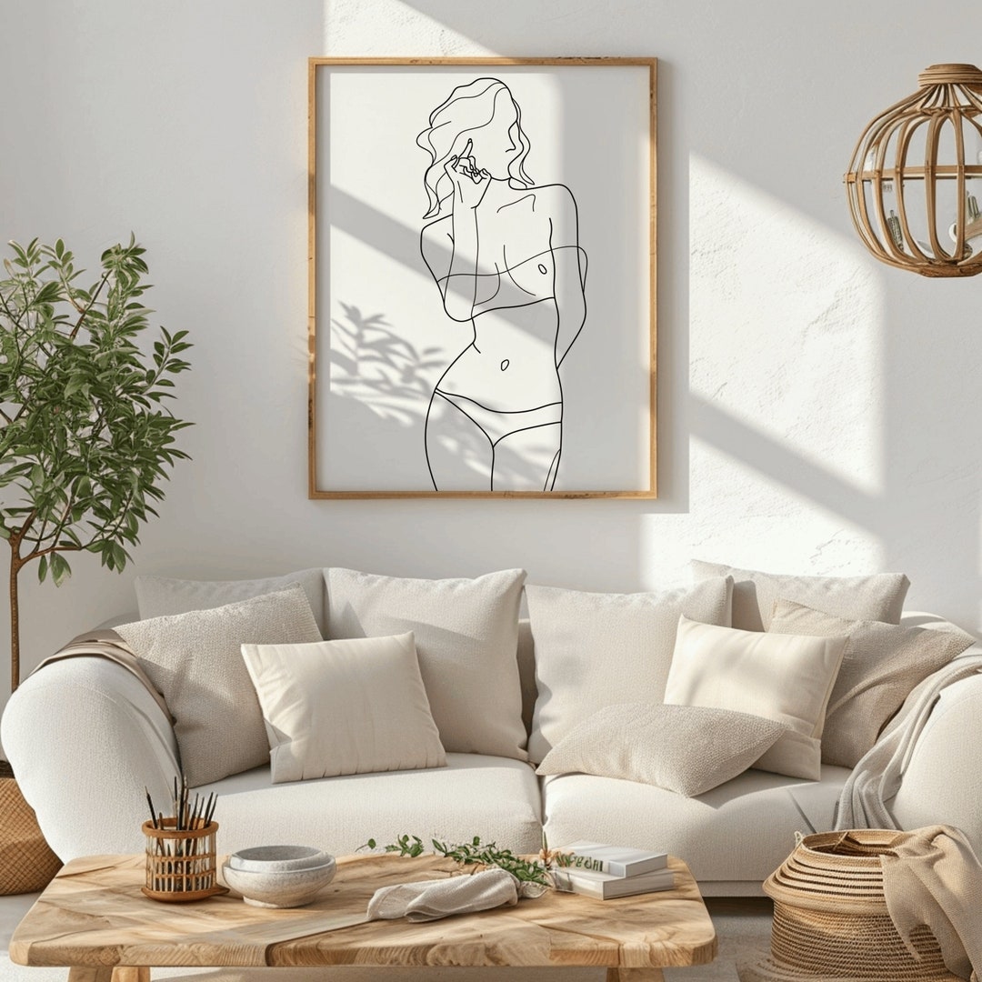 Woman Line Art Print Minimalist One Line Abstract Female Body Poster woman-line-art-print-minimalist-one-line-abstract-female-body-poster