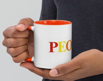 Level Up Your Mug Game with the Peoples Logo - Pick Your Color Palette