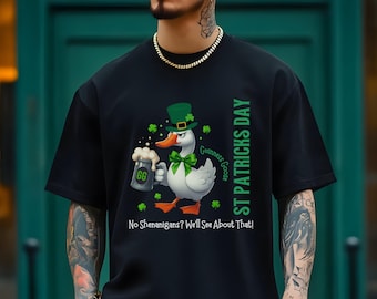 St Patricks Day gås t-shirt, irländsk turtröja