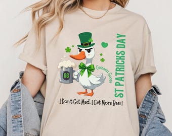Funny St Patricks Day Shirt, Guinness Goose Beer, Pub Crawl Outfit