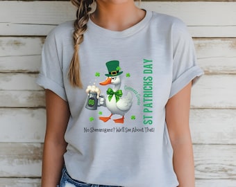 St Patricks Day-tröja, fånig gås-tröja, lycklig irländsk humor