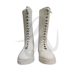 Custom Pro Wrestling Boots | Tall Lace Up Boots | Original Leather Wrestling Boots | Handmade Wrestling Long Boots