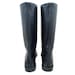 Elegant Knee-high Premium Leather Boots | Men's Black Horse Riding ...