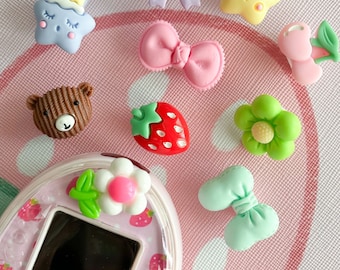 10 Stück Deco Pierce Tamagotchi P's