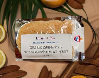 Citrus Blend Scented Bath Salts