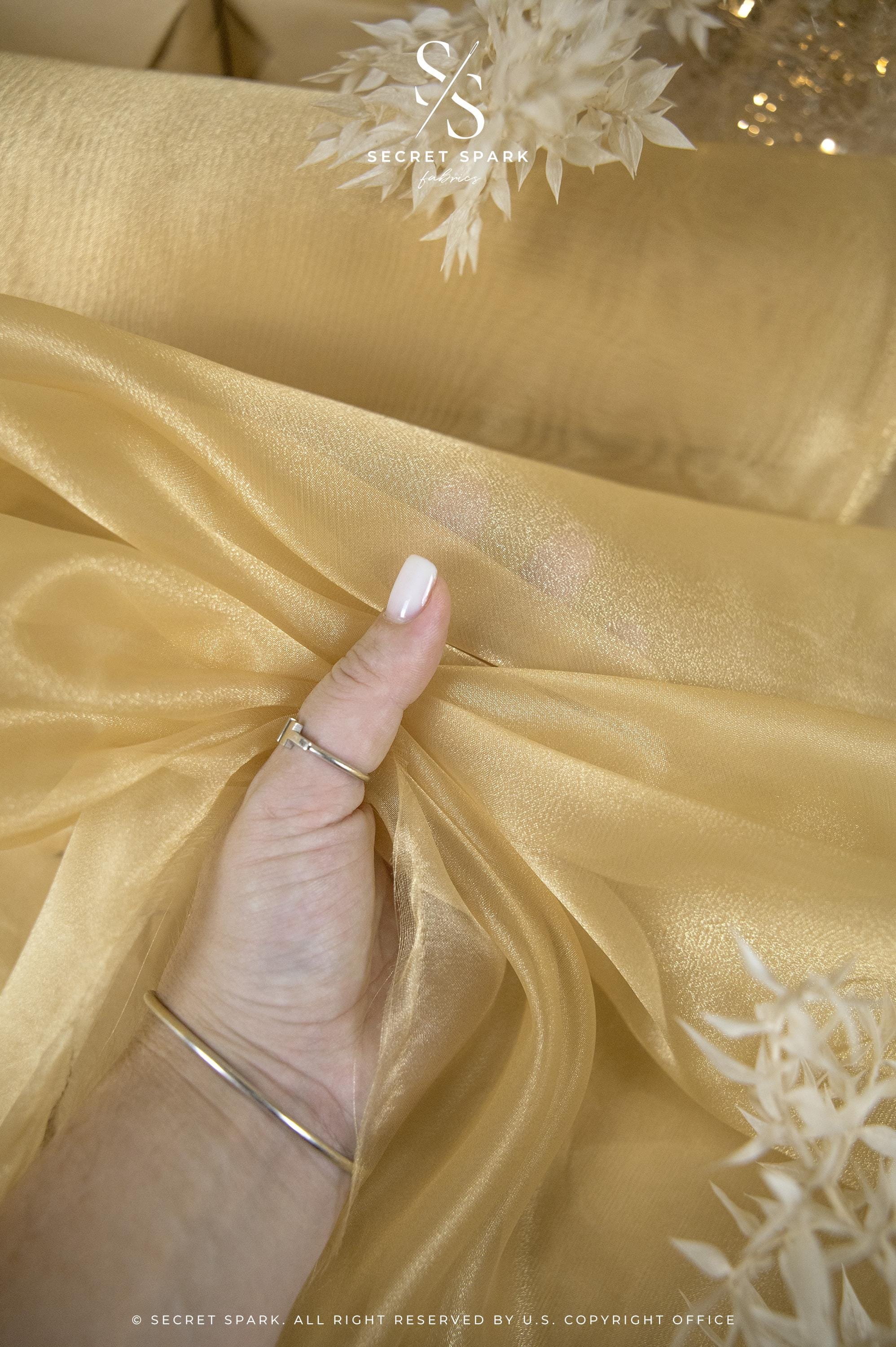 Gold Organza Dress - Etsy