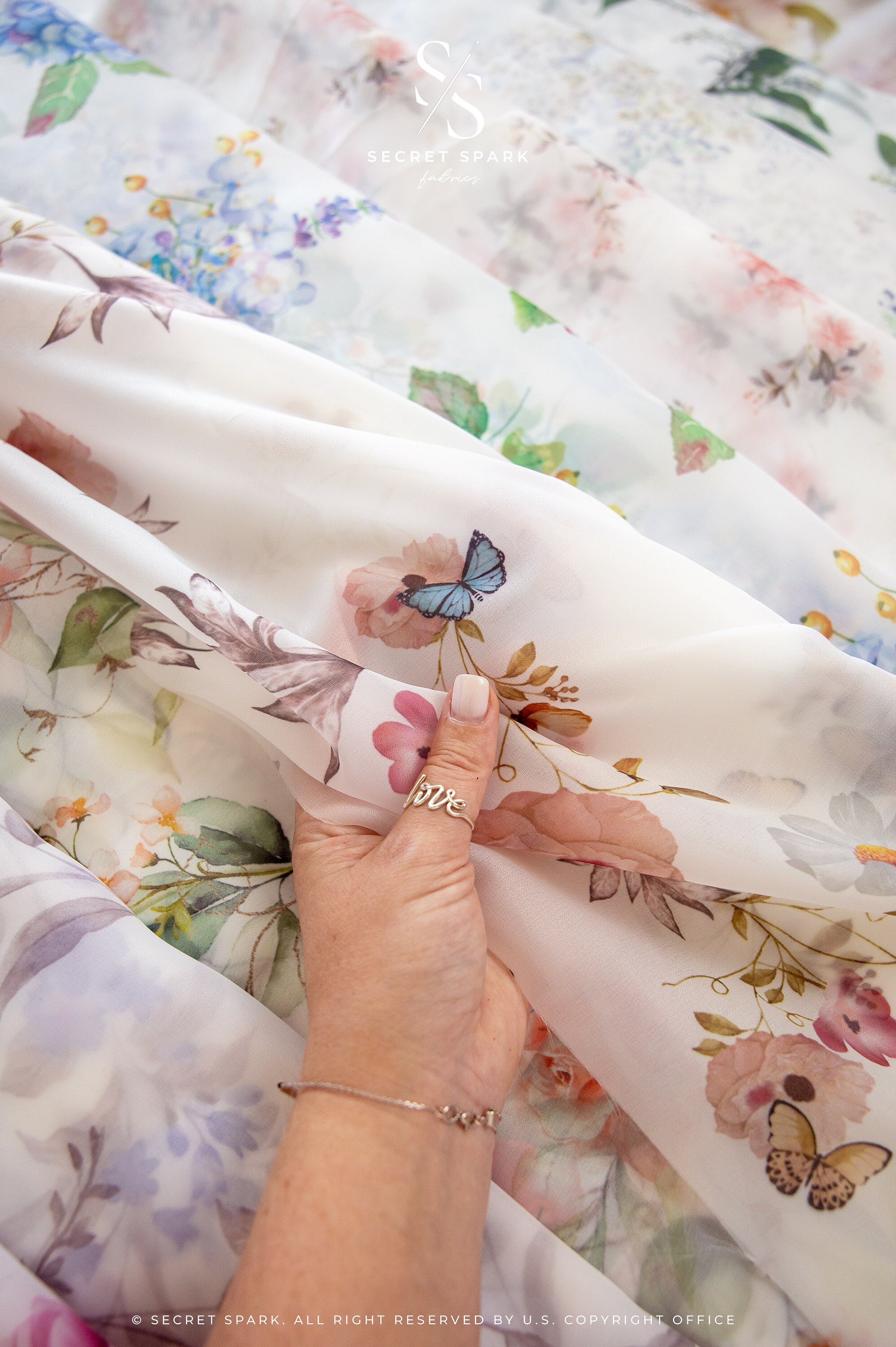 Organza Pure Fabric for Boutique Bridal Collections | MF137-1067 main image 0