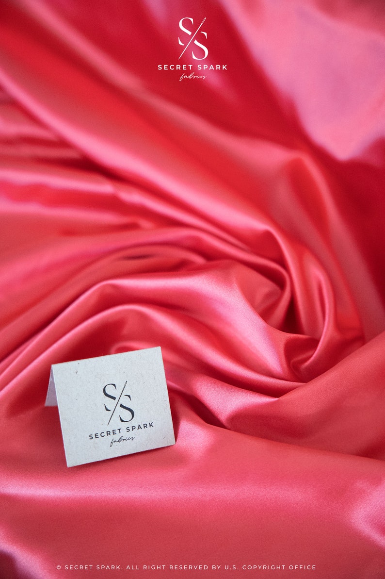 Illustration of Soft Grace Satin Slip Fabric With Startling Texture
