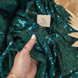 Emerald Green Sequin Mini Dress - Etsy