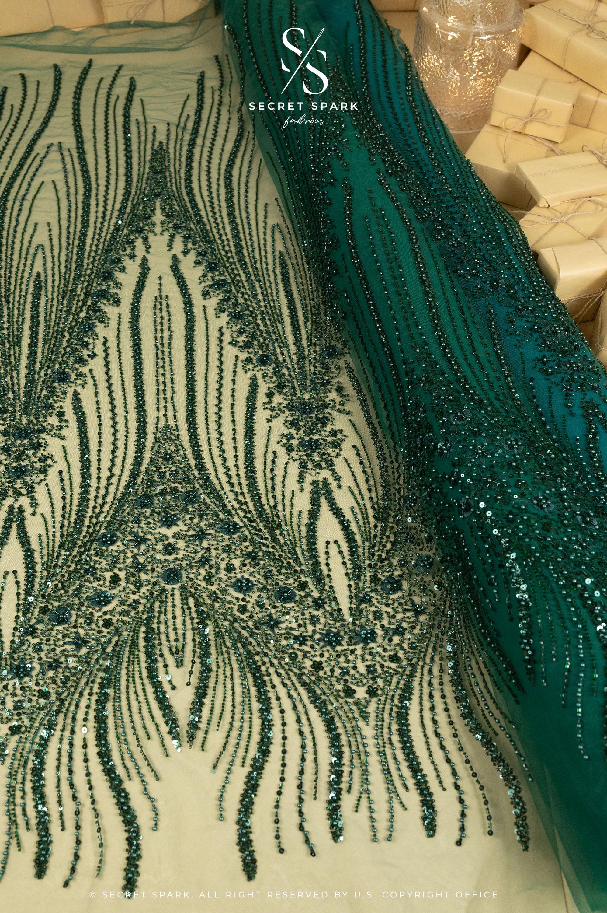 sequin dress emerald green Muse Sequin Maxi Dress — Emerald Green Gown main image 1