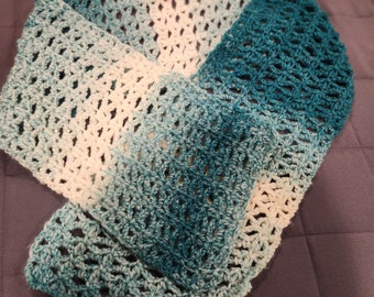 Eyelet crochet scarf [MADE TO ORDER]