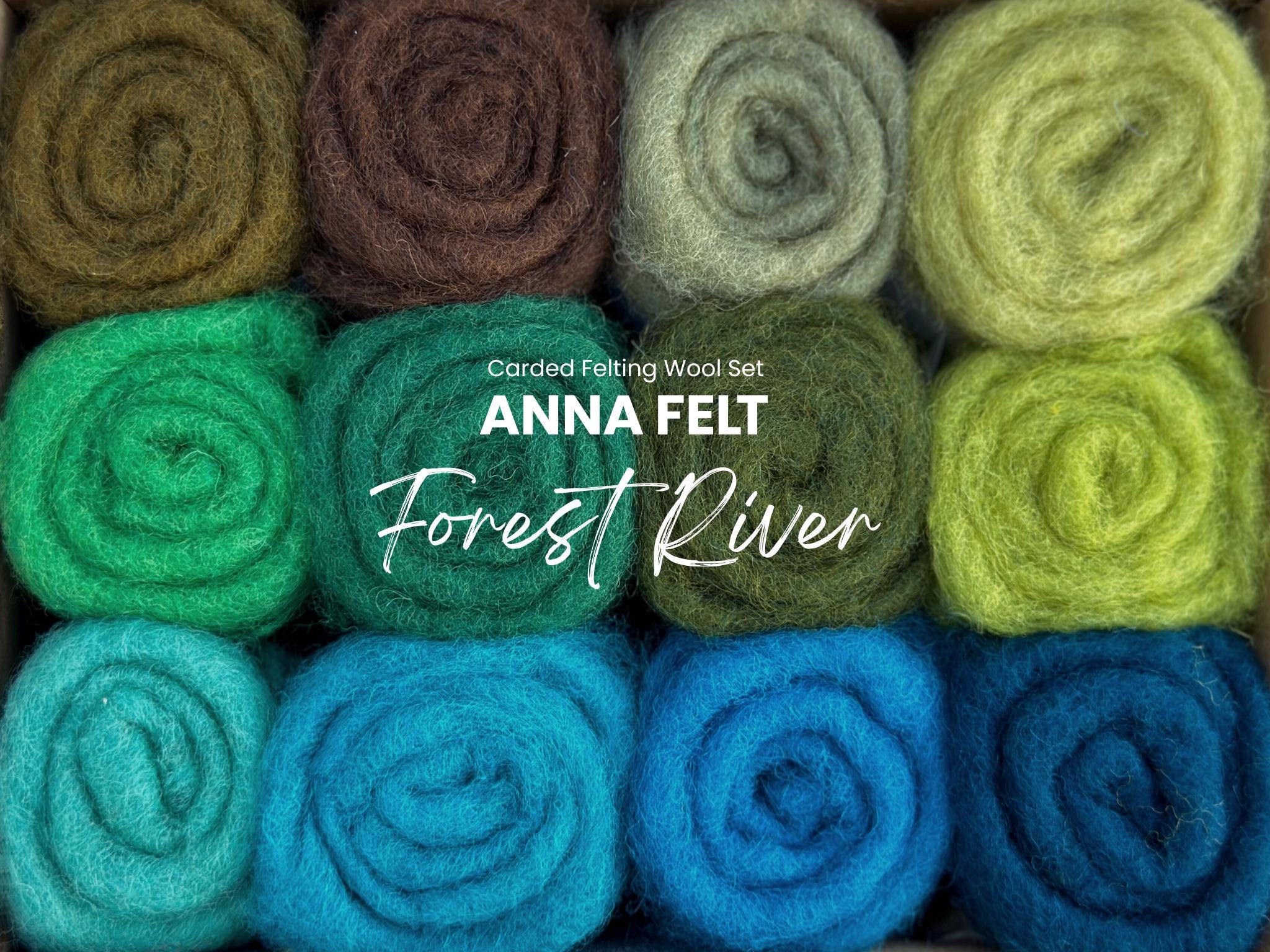 Laine Feutre Billes Perles Laine Feutrage Tissu 2cm 20mm Vert Paquet De