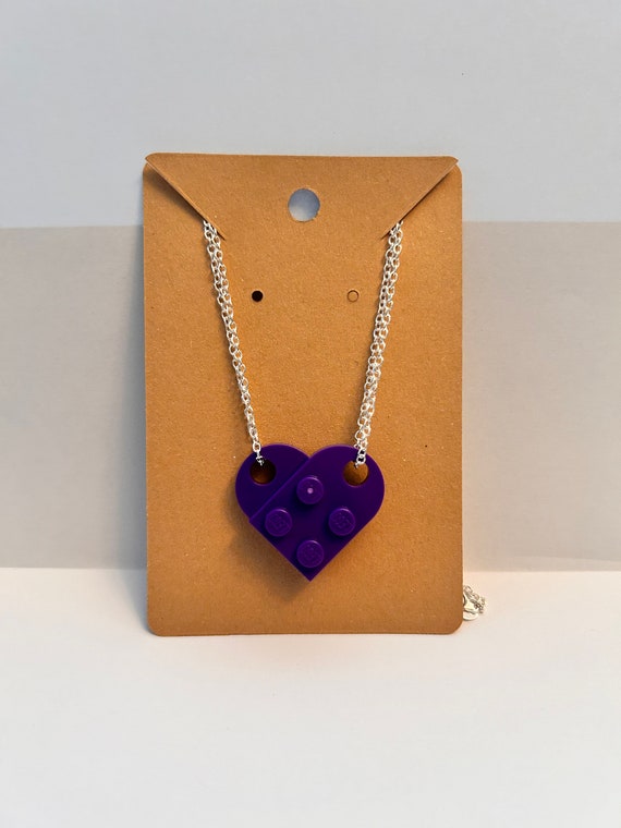 Lego Pieces Lego Necklaces That Make A Heart Lego Heart-Shaped - Main Image