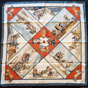 Hermes Silk Scarf &quot;Voyages En Russie&quot;