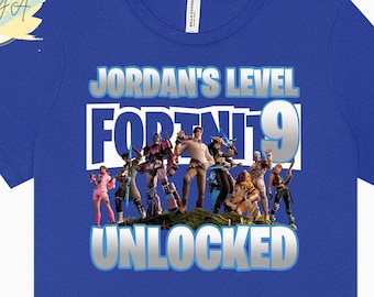 Fortnite Birthday Playeras Personalizadas Fortnite Camisa Gamer