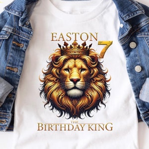 Lion King Birthday Shirt: Mufasa Family Matching Tee