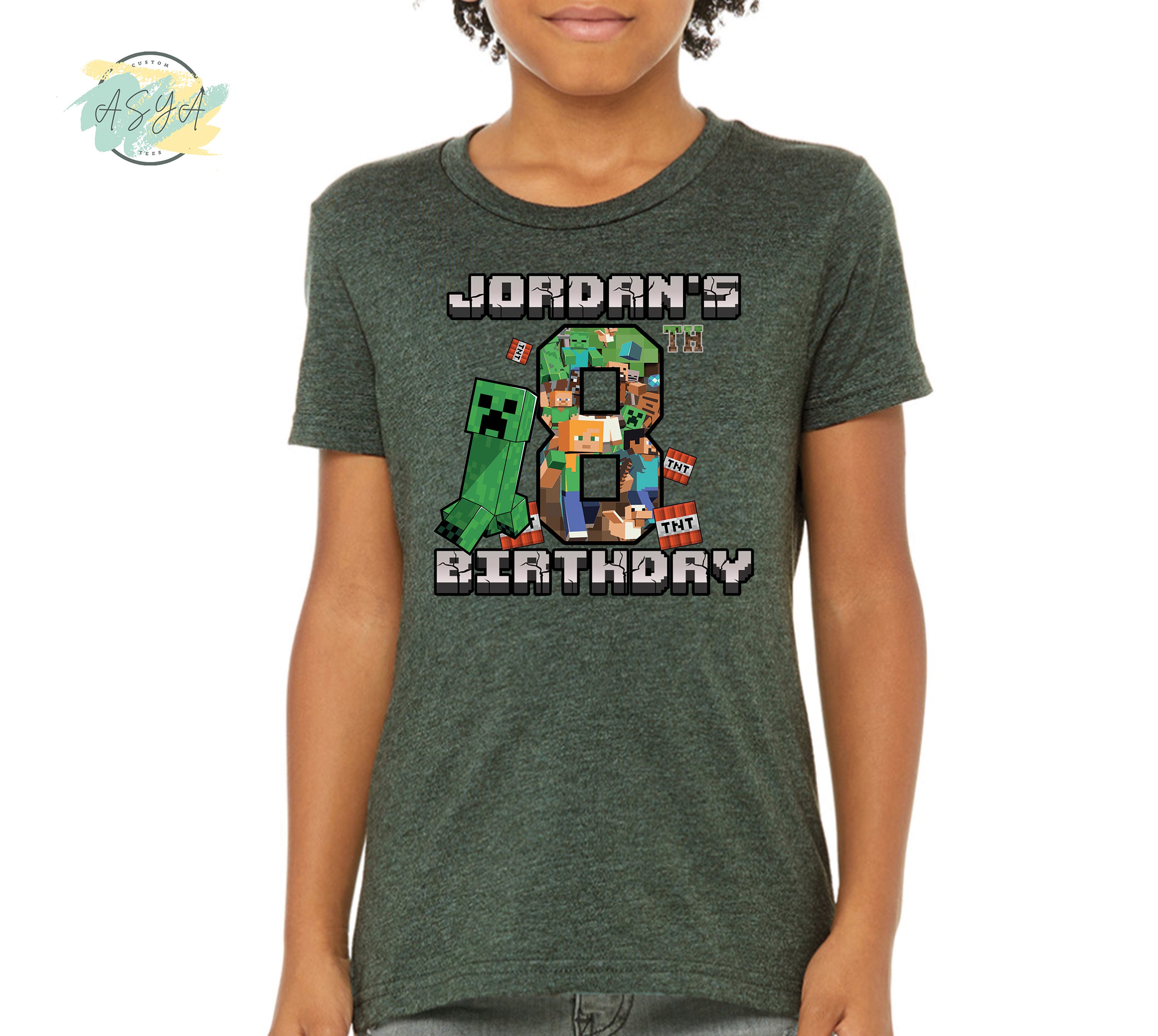 MineC Birthday Shirt (Custom Age)