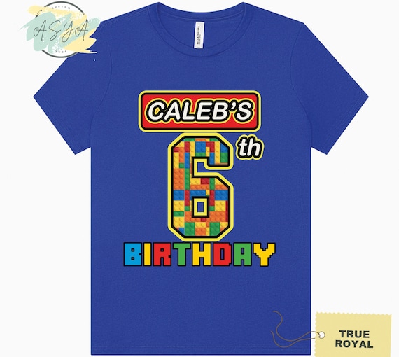 Personalized Building Block Birthday Shirt: Custom Family Outfit