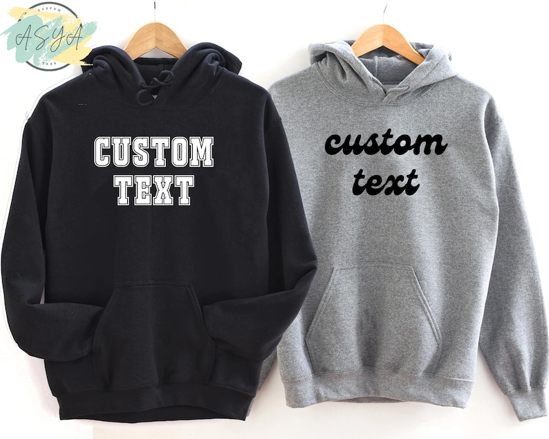 Personalized Hoodie | Custom Text, Photo, or Logo | Design Your Own Hoodie image 4