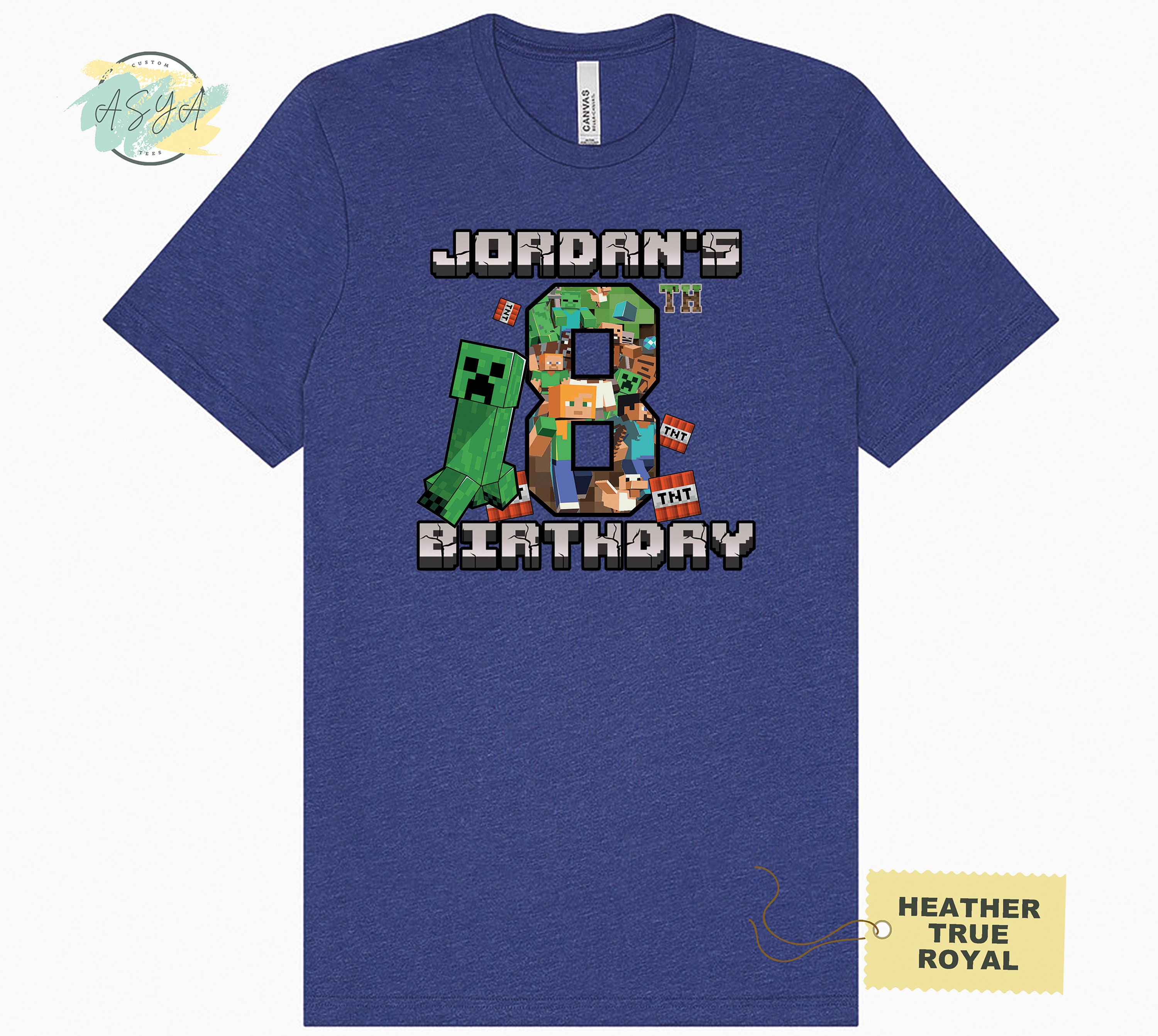 MineC Birthday Shirt (Custom Age)