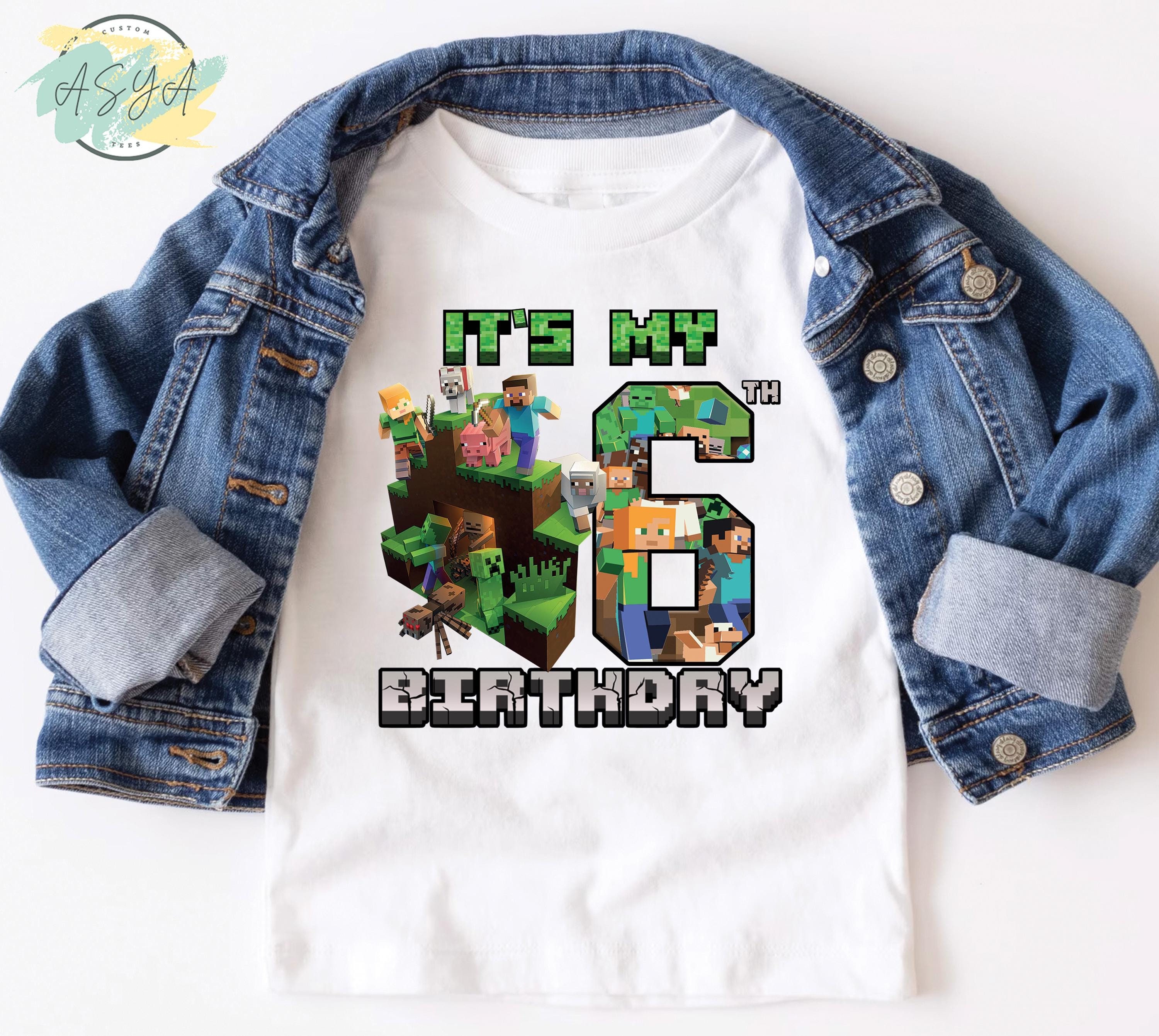 Personalized MineC Birthday Shirt