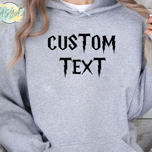 Personalized Hoodie | Custom Text, Photo, or Logo | Design Your Own Hoodie image 3