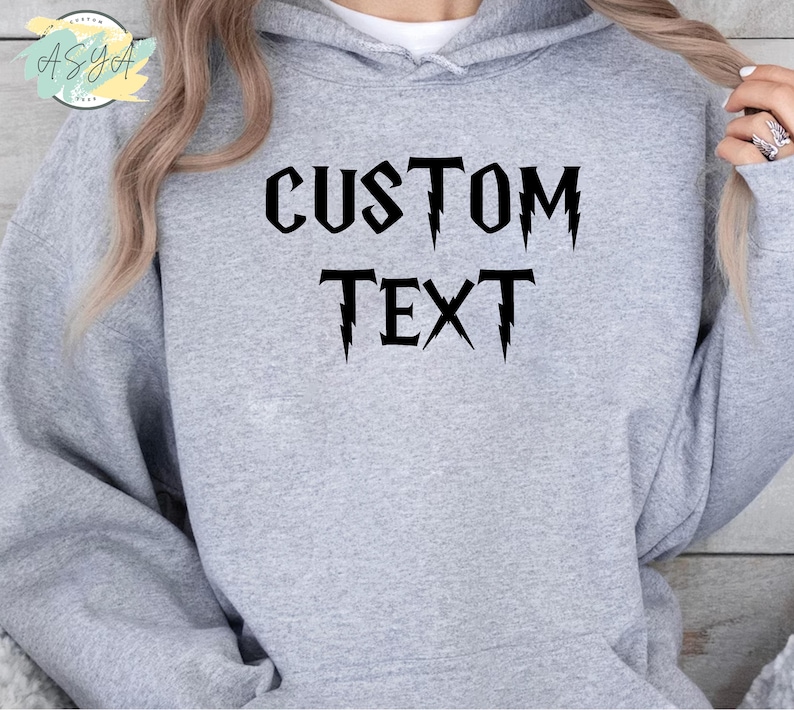 Personalized Hoodie | Custom Text, Photo, or Logo | Design Your Own Hoodie image 3