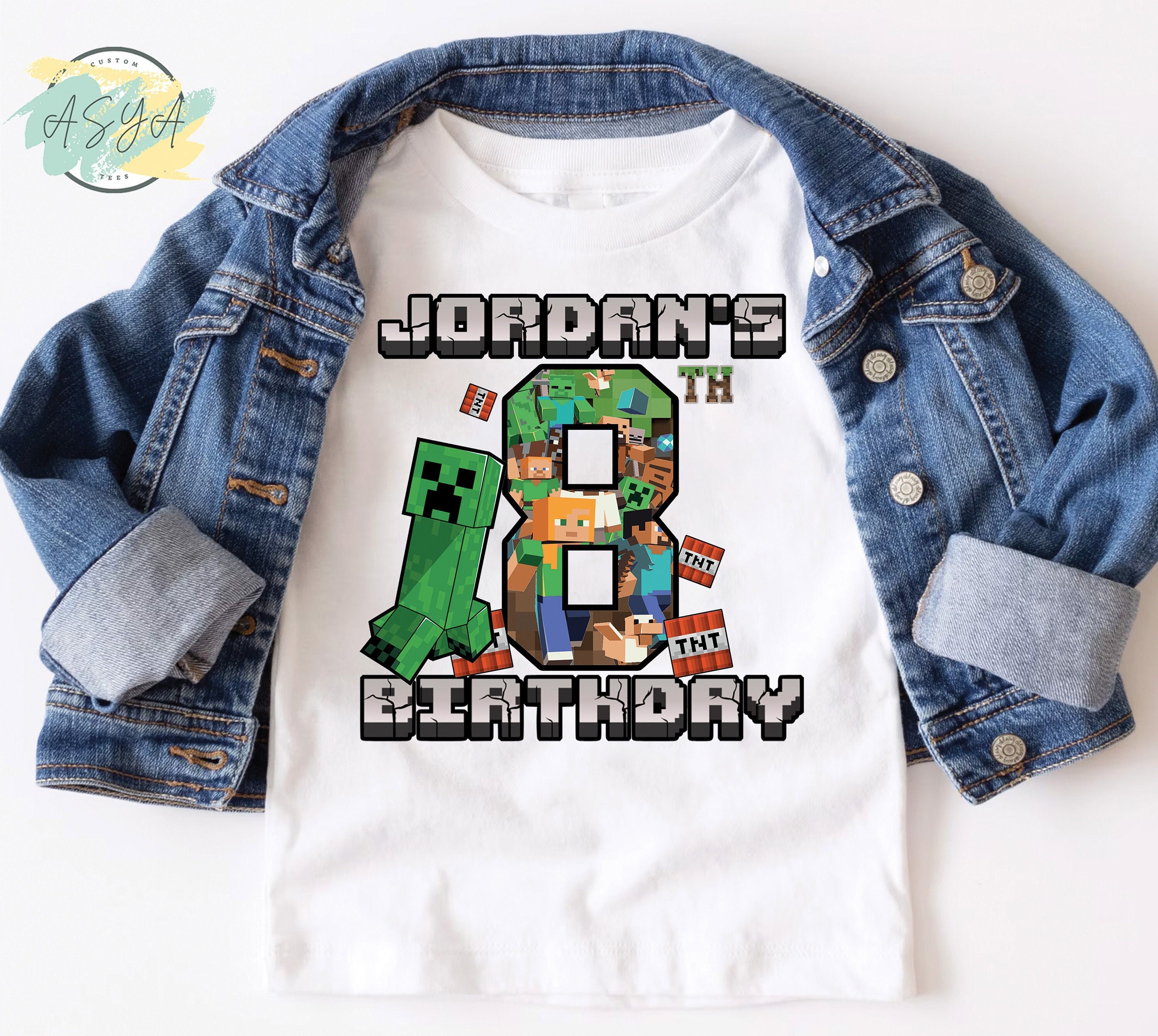 MineC Birthday Shirt (Custom Age)