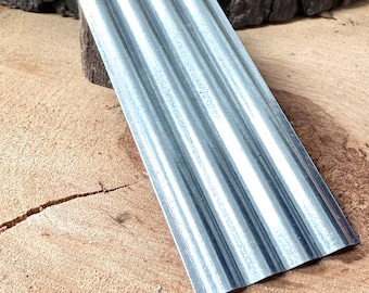 Corrugated Galvanized Steel 25 Gauge Strips 4.5" x 1.5"