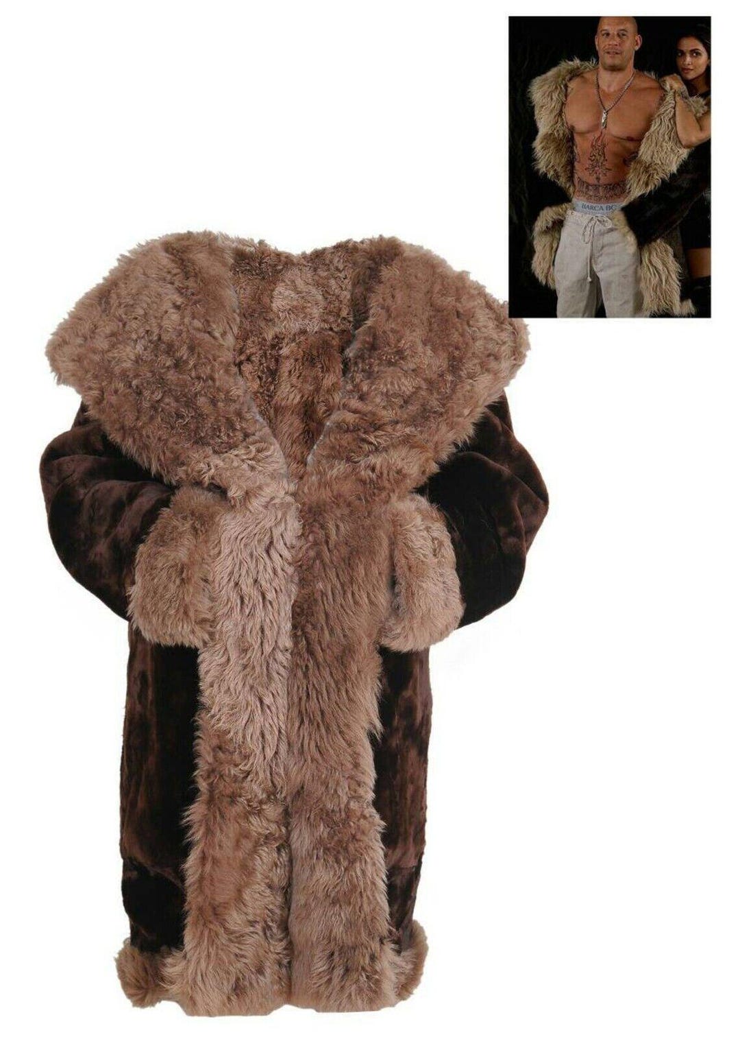 Vin Diesel Inspired Sheared Beaver Fur Coat – Men's Real Fur