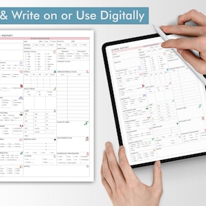 May include: A printable or digital nurse report form with sections for patient background, vital signs, medications, and more. The form is designed for nurses to document patient care.