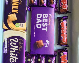 Father’s Day chocolate gift box. Cadbury chocolate best dad.