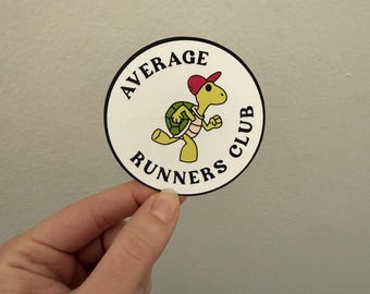 Average Runner Sticker | Laptop Decal | Vinyl Sticker