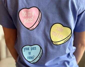 Average Runners Club Turtle Tee | Valentine's Day Cotton Shirt