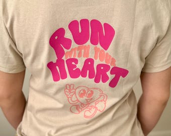 Run with your Heart | Runners Club Tee Shirt
