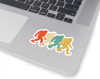 Sasquatch Big Foot Yeti Kiss-Cut Sticker | Water Bottle, Laptop, Helmet Sticker | 2x2, 3x3, 4x4 & 6x6 Inch Options