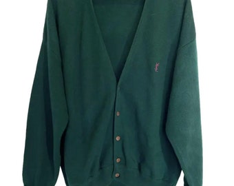 Grüne Vintage-Jacke von Yves Saint Laurent